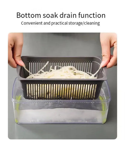 10-in-1 Multifunctional Vegetable Cutter & Slicer with Basket – Food Chopper for Onion, Carrot, Potato, Cheese